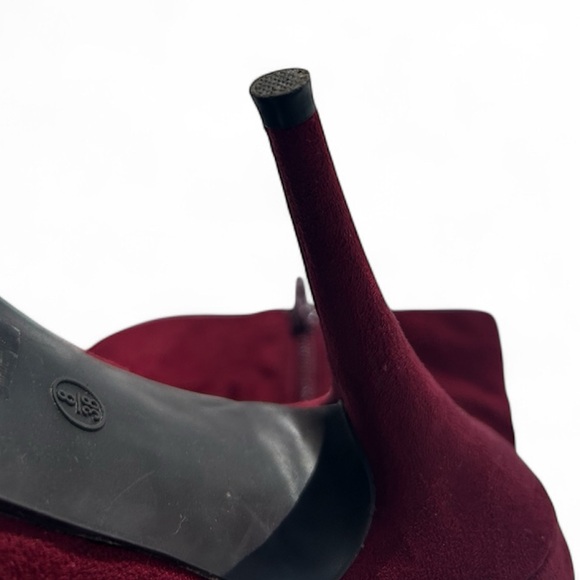 Anne Michelle “Lonestar-31” Burgundy Pointed-Toe Booties – Size 8 - Picture 7 of 10